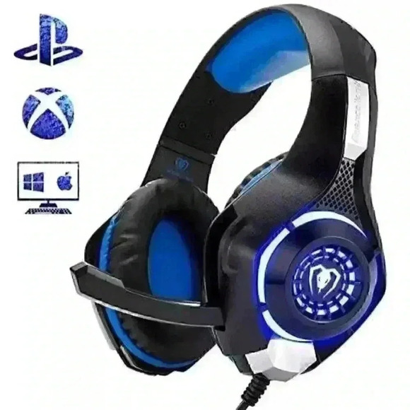 Beexcellent Gaming Headset for PS4 Xbox One PC Mac Controller.BRAND NEW - Picture 8 of 9